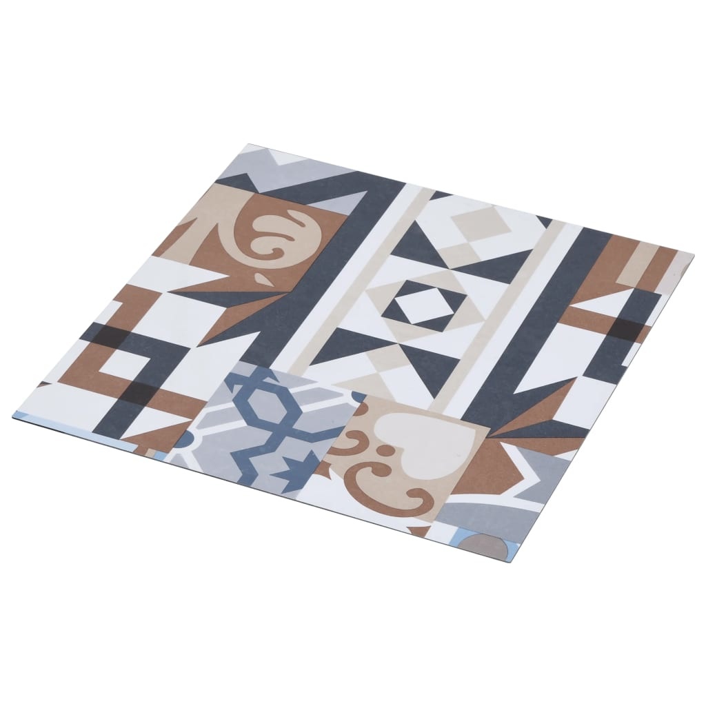 VidaXL Vloerplanken zelfklevend 5,11 m² PVC effen patroon