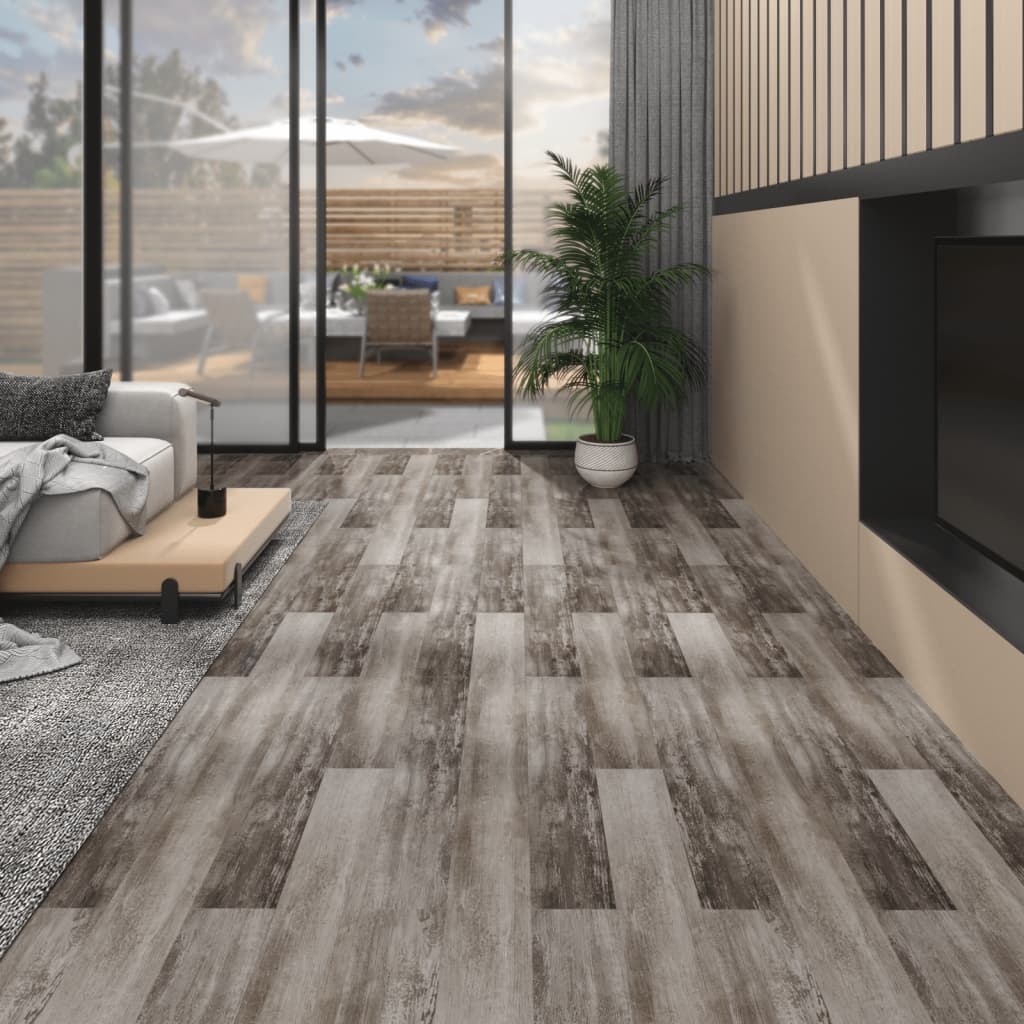 VidaXL Vloerplanken 5,26 m² 2 mm PVC mat houtbruin