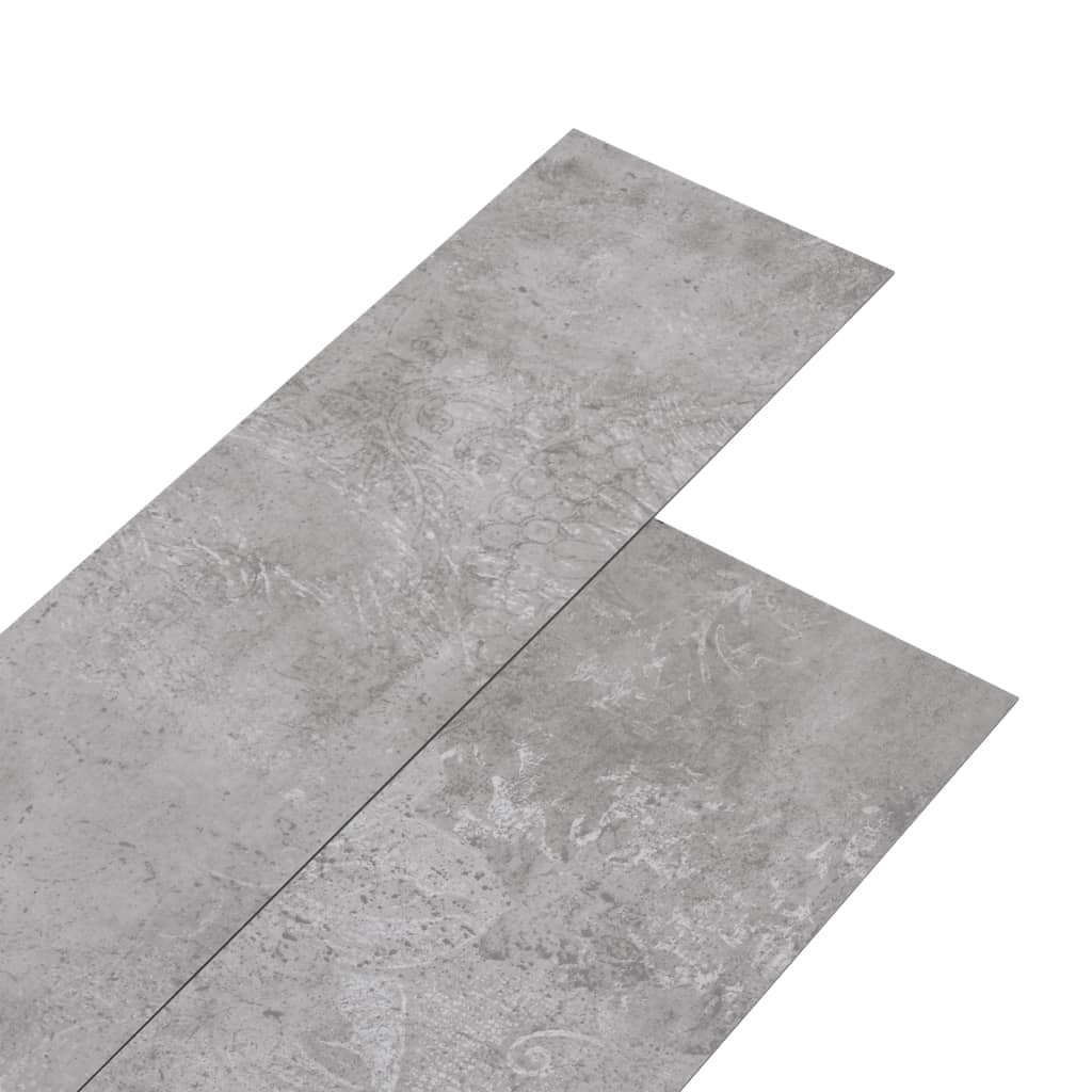 VidaXL Vloerplanken 5,26 m² 2 mm PVC aardegrijs