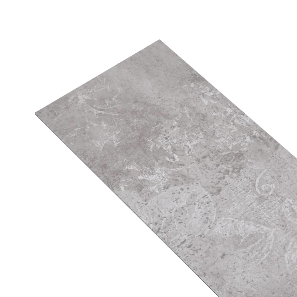 VidaXL Vloerplanken 5,26 m² 2 mm PVC aardegrijs