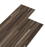 VidaXL Vloerplanken zelfklevend 5,02 m² 2 mm PVC gestreept bruin