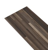 VidaXL Vloerplanken zelfklevend 5,02 m² 2 mm PVC gestreept bruin