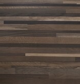 VidaXL Vloerplanken zelfklevend 5,02 m² 2 mm PVC gestreept bruin