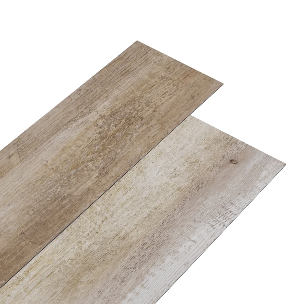 vidaXL Vloerplanken zelfklevend 5,02 m² 2 mm PVC woodwash