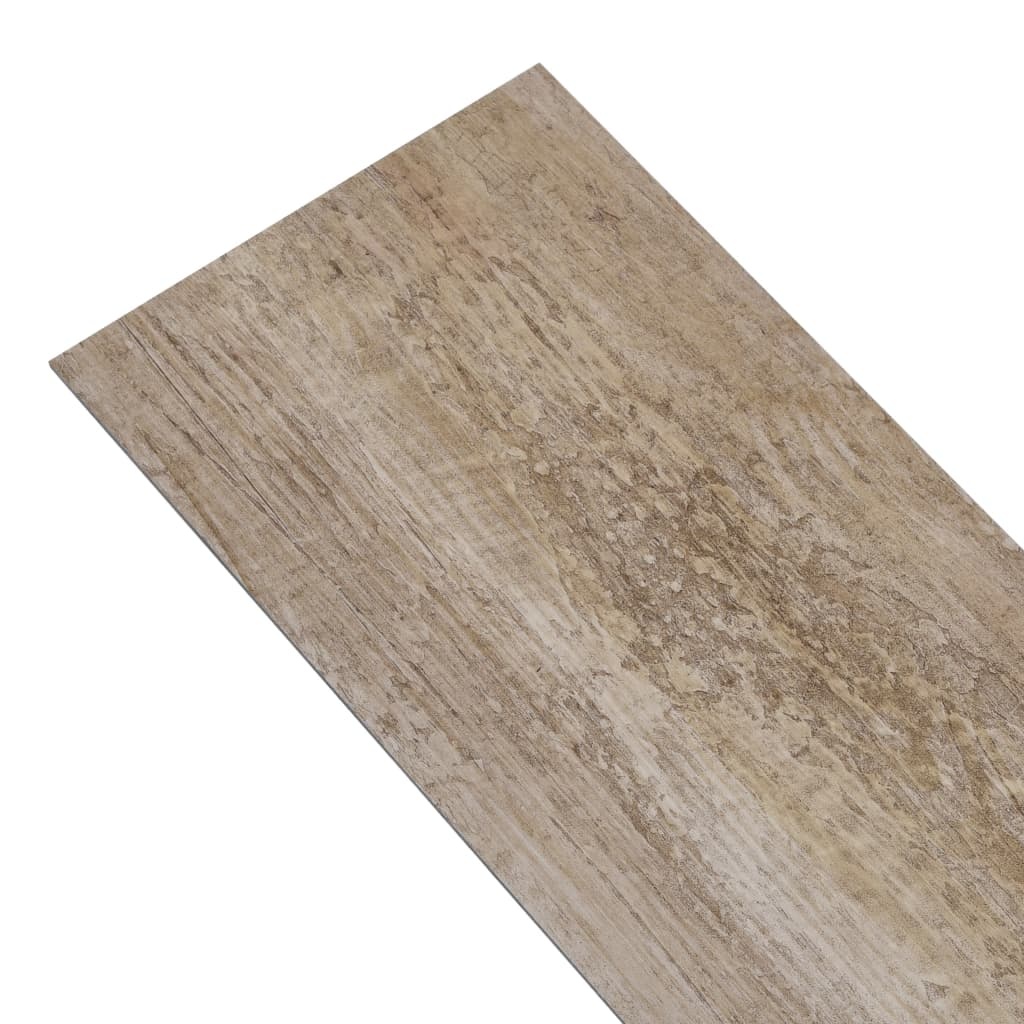 vidaXL Vloerplanken zelfklevend 5,02 m² 2 mm PVC woodwash