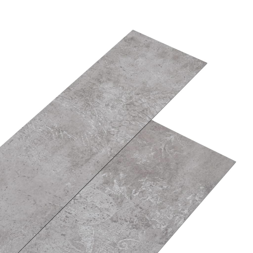 VidaXL Vloerplanken zelfklevend 5,02 m² 2 mm PVC aardegrijs