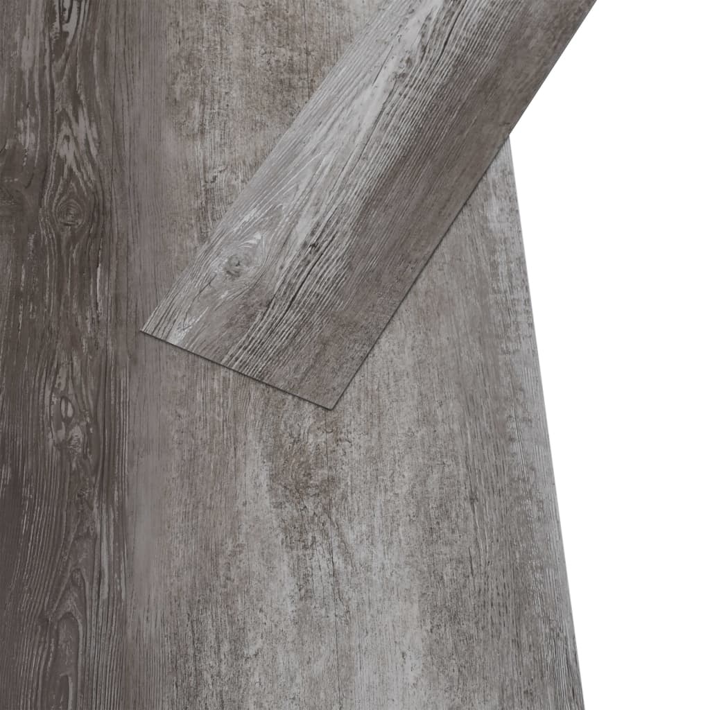 VidaXL Vloerplanken 4,46 m² 3 mm PVC gestreept houtkleurig