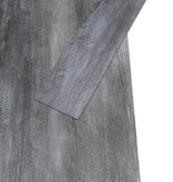 VidaXL Vloerplanken 4,46 m² 3 mm PVC glanzend grijs