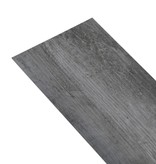 VidaXL Vloerplanken 4,46 m² 3 mm PVC glanzend grijs