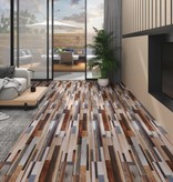 VidaXL Vloerplanken zelfklevend 4,46 m² 3 mm PVC meerkleurig
