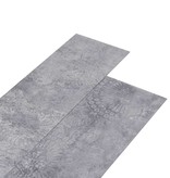 vidaXL Vloerplanken zelfklevend 4,46 m² 3 mm PVC cementgrijs