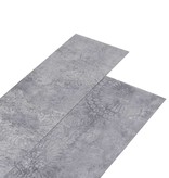 VidaXL Vloerplanken zelfklevend 4,46 m² 3 mm PVC cementgrijs