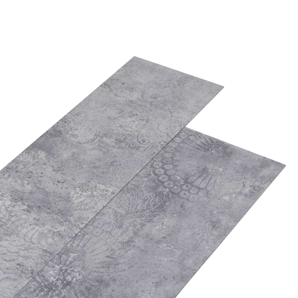 VidaXL Vloerplanken zelfklevend 4,46 m² 3 mm PVC cementgrijs