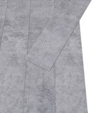 VidaXL Vloerplanken zelfklevend 4,46 m² 3 mm PVC cementgrijs