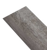 VidaXL Vloerplanken 5,26 m² 2 mm PVC gestreept houtkleurig