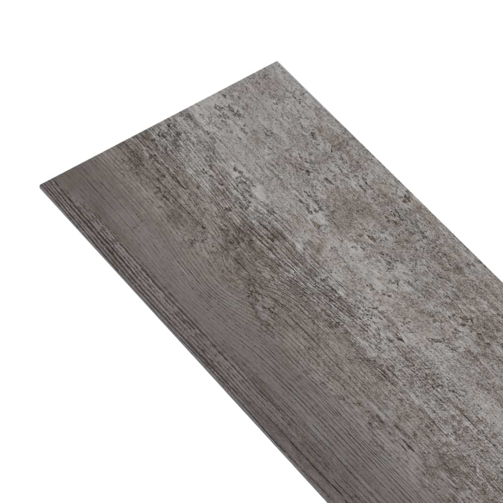 VidaXL Vloerplanken 5,26 m² 2 mm PVC gestreept houtkleurig