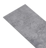 vidaXL Vloerplanken 5,26 m² 2 mm PVC cementgrijs