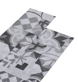 vidaXL Vloerplanken zelfklevend 5,02 m² 2 mm PVC grijs patroon