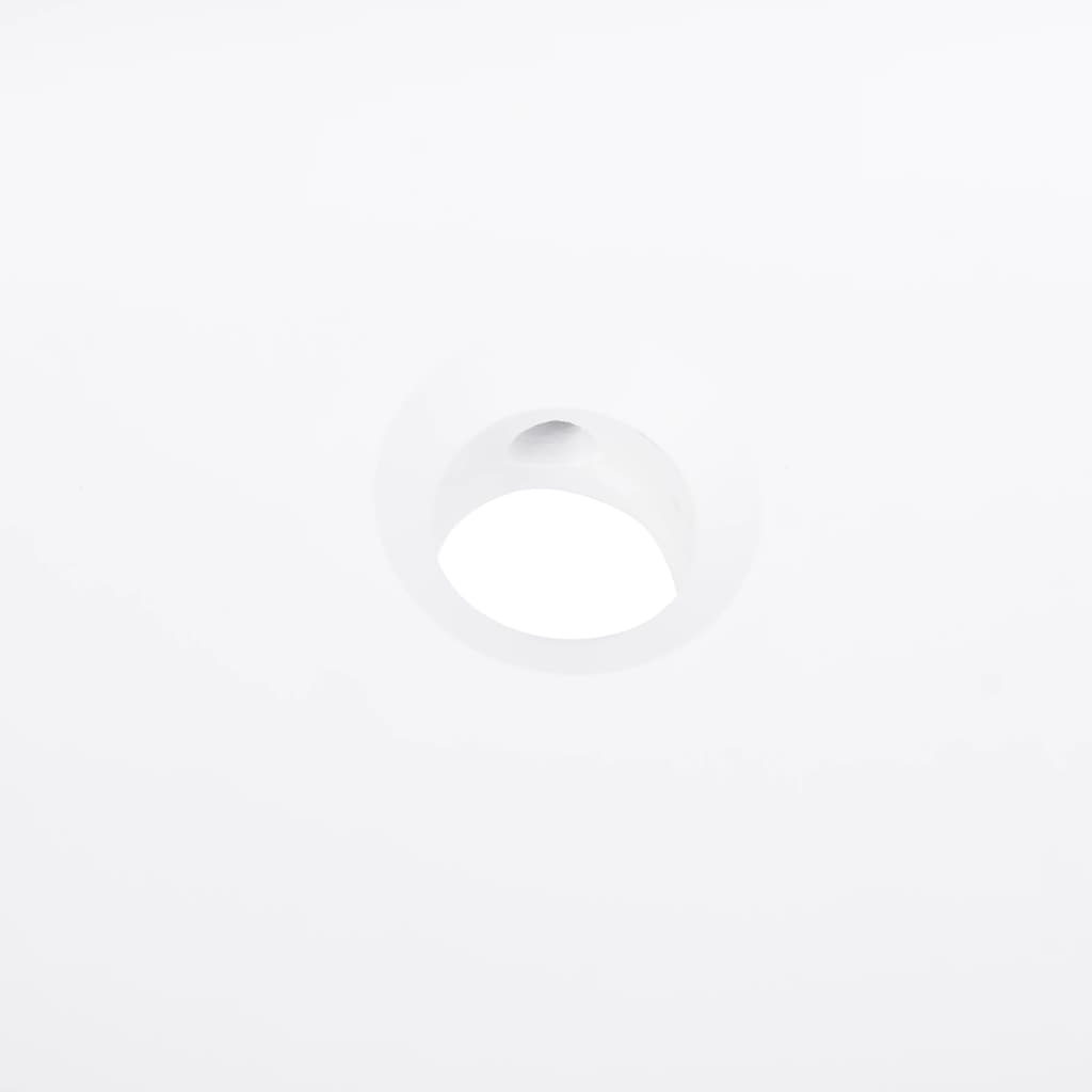 VidaXL Wastafel inbouw 900x460x105 mm SMC wit