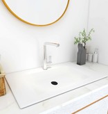 VidaXL Wastafel inbouw 900x460x130 mm SMC wit