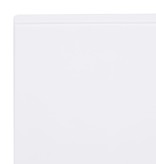 VidaXL Wastafel inbouw 900x460x130 mm SMC wit