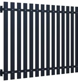 VidaXL Schuttingpaneel 170,5x170 cm gepoedercoat staal antraciet