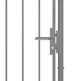 VidaXL Poort 1x2,5 m staal zwart