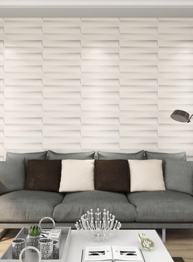 VidaXL 12 st Wandpanelen 3D 3 m² 0,5x0,5 m