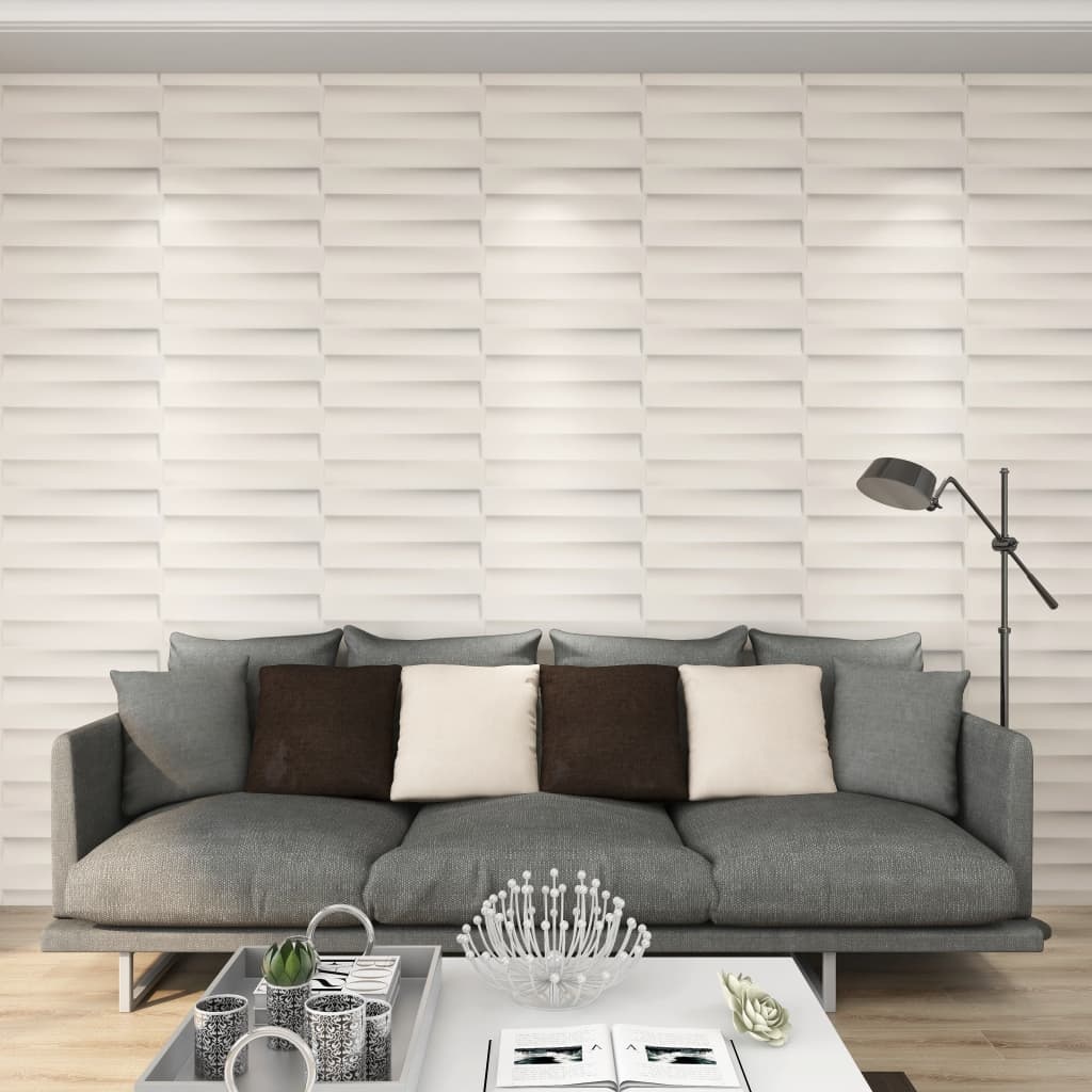 VidaXL 12 st Wandpanelen 3D 3 m² 0,5x0,5 m