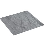 VidaXL Vloerplanken zelfklevend 5,11 m² PVC lichtgrijs