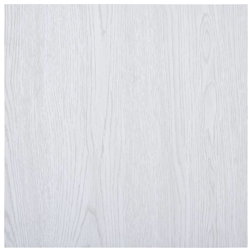 VidaXL Vloerplanken zelfklevend 5,11 m² PVC wit