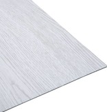VidaXL Vloerplanken zelfklevend 5,11 m² PVC wit