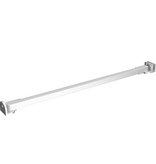 VidaXL Stabilisatiestang voor badwand 47,5 cm roestvrij staal