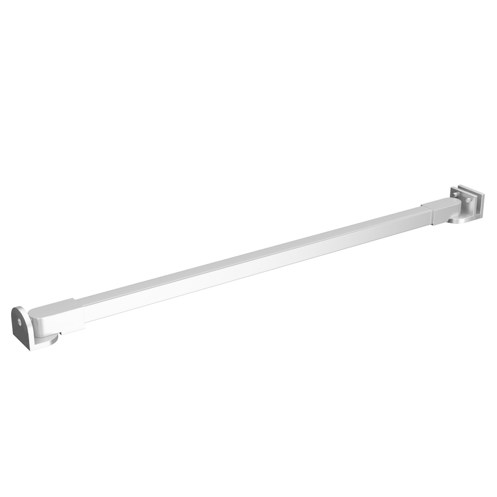 VidaXL Stabilisatiestang voor badwand 47,5 cm roestvrij staal