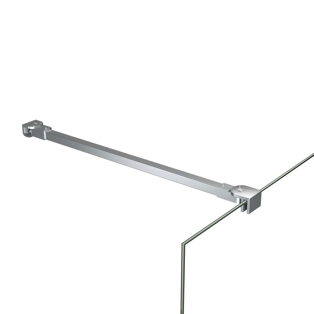 VidaXL Stabilisatiestang voor badwand 47,5 cm roestvrij staal