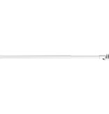 VidaXL Stabilisatiestang voor badwand 70-120 cm roestvrij staal