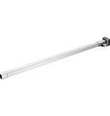 VidaXL Stabilisatiestang voor badwand 70-120 cm roestvrij staal