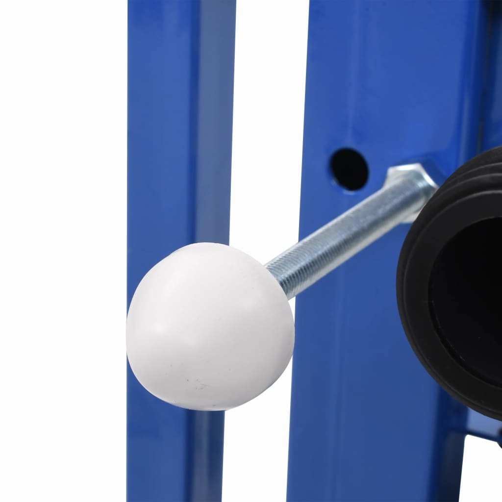 VidaXL Stortbak verborgen hoog 11 L 41x41x(110-125) cm