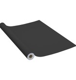 vidaXL Meubelfolie zelfklevend 500x90 cm PVC zwart