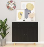 VidaXL Meubelfolie zelfklevend 500x90 cm PVC donkerhoutkleurig