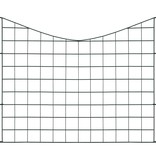 VidaXL Vijverhekset gebogen laag 77,5x64 cm groen