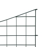VidaXL Vijverhekset gebogen laag 77,5x64 cm groen
