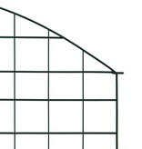 VidaXL Vijverhekset gebogen 77,5x78,5 cm groen