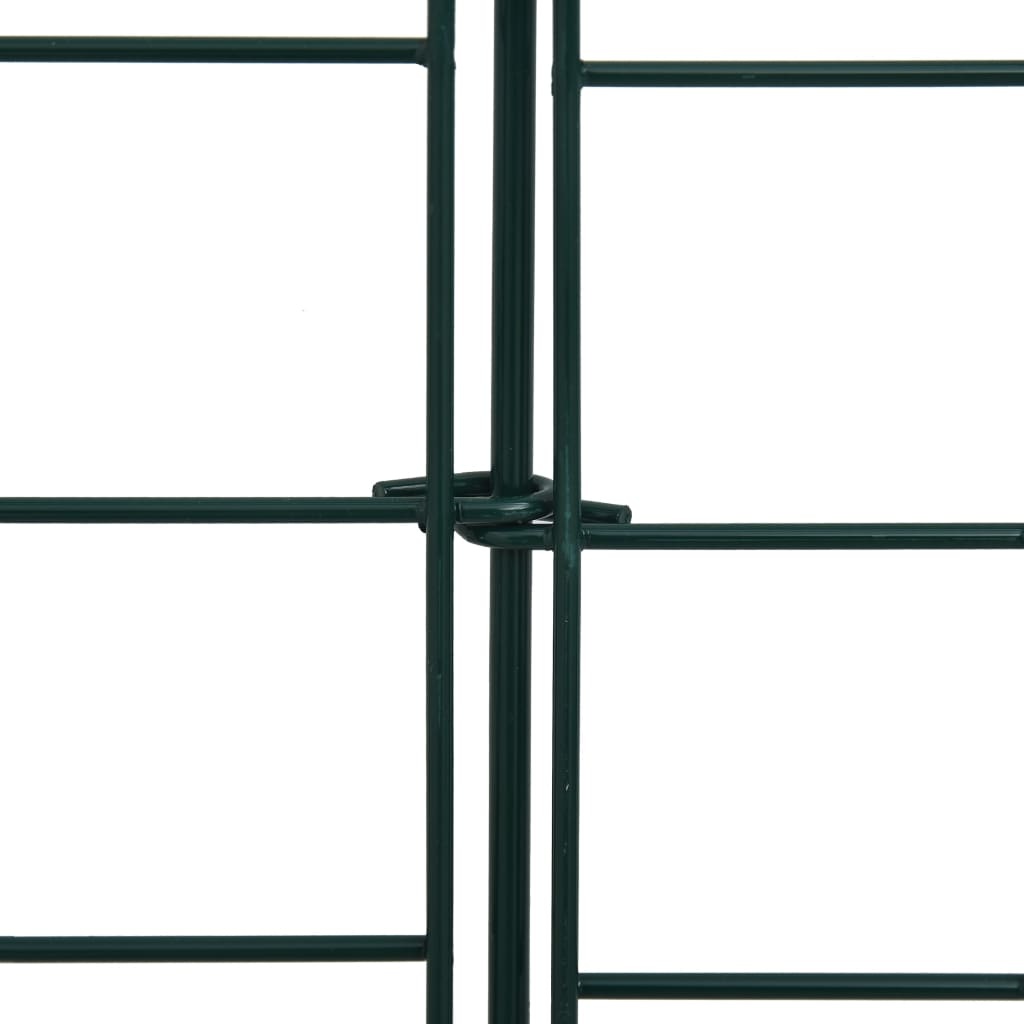 VidaXL Vijverhekset gebogen 77,5x78,5 cm groen