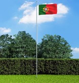 VidaXL Vlag Portugal 90x150 cm