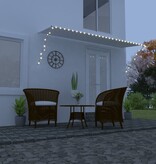 VidaXL Luifel uittrekbaar met LED 400x150 cm crème