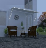 VidaXL Luifel uittrekbaar met LED 300x150 cm crème