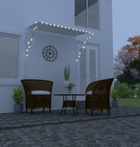 VidaXL Luifel uittrekbaar met LED 250x150 cm crème