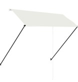 VidaXL Luifel uittrekbaar met LED 250x150 cm crème