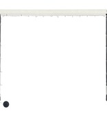 VidaXL Luifel uittrekbaar met LED 250x150 cm crème